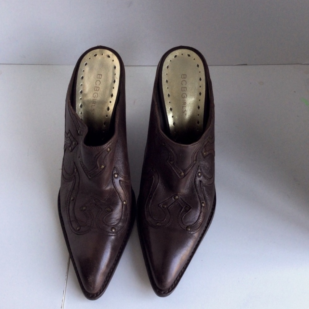 BCBGirls Western Mules Size 8.5